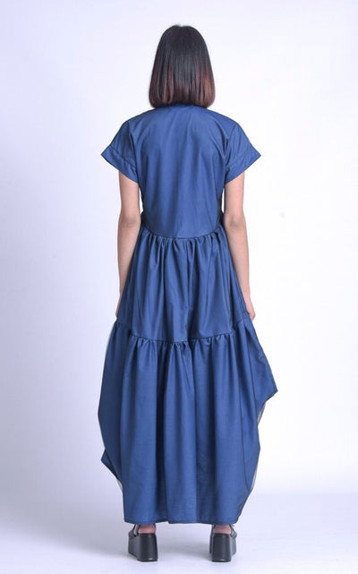 Blue Loose Dress