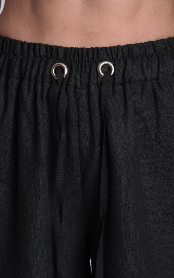 Wide Leg Linen Pants