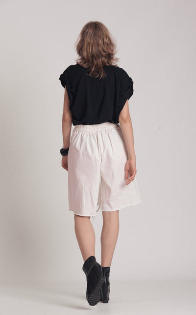 Oversized Top with Shoulder Pads
