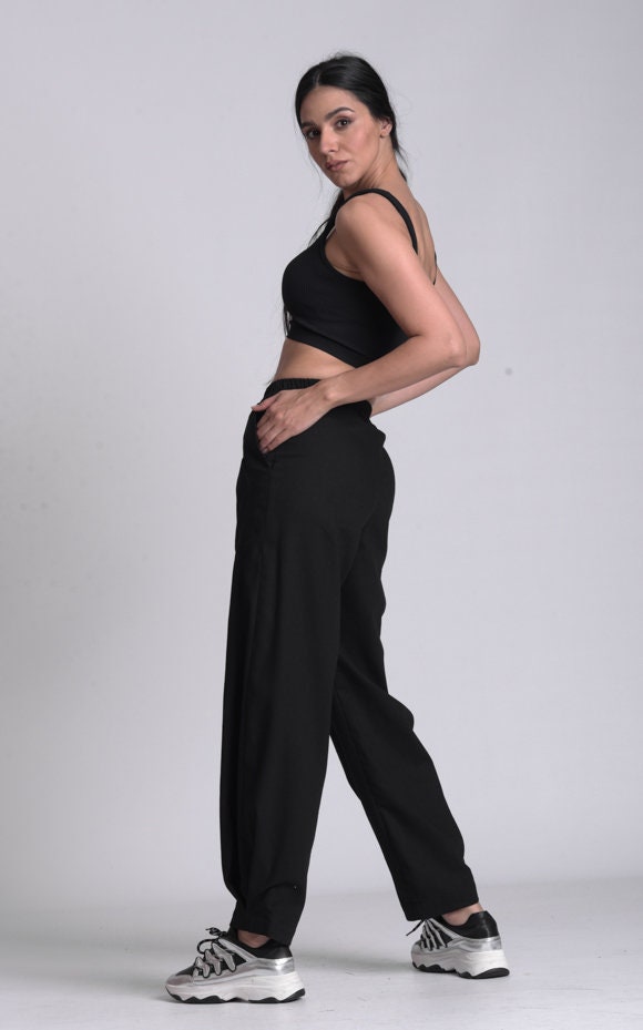 Black Linen Pants