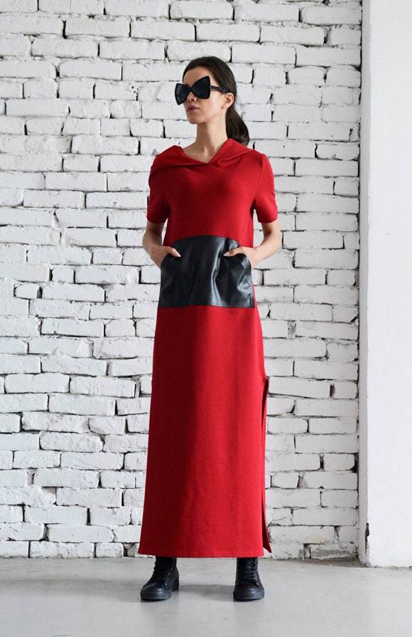 Red Long Casual Dress