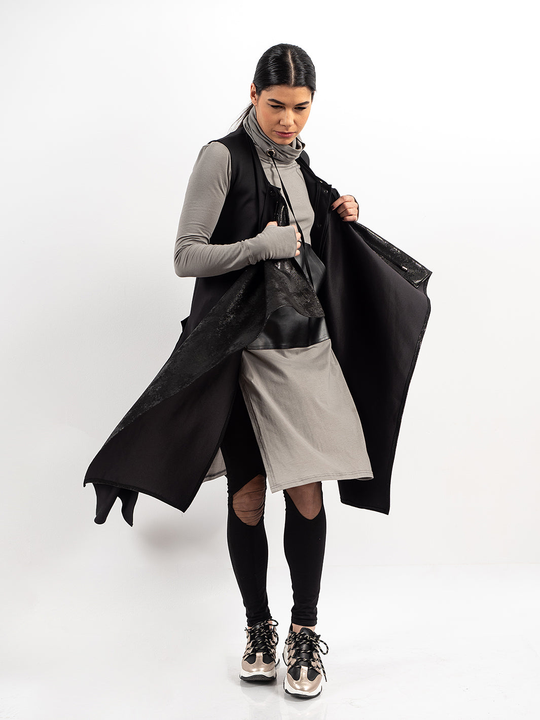 Leather Pocket Tunic